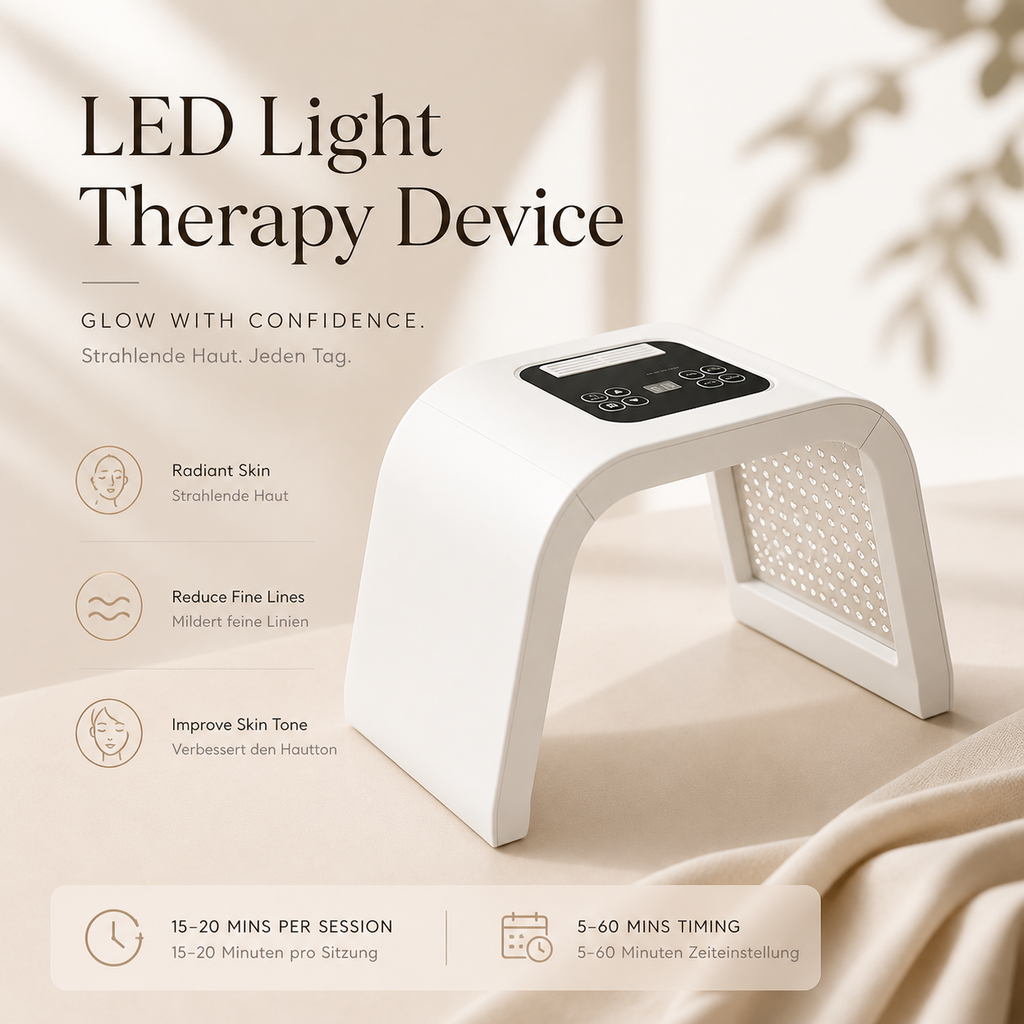 LED Lichttherapie Maske – 7 Farben