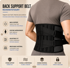 Back Support Belt– Verstellbare Lendenstütze für Stabilität & Komfort