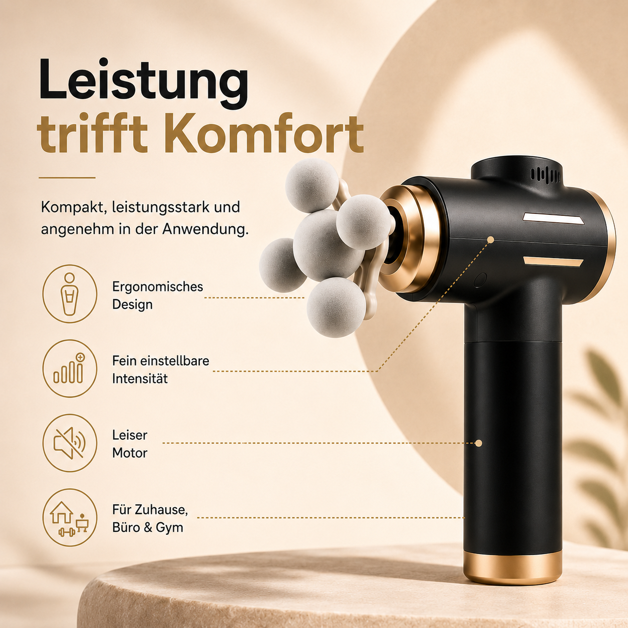 Massage Gun Pro – Tiefenmassage für schnelle Regeneration