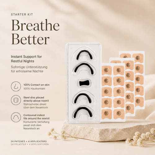 Anti-Schnarch Nasenpflaster & Magnetische Nasenstrips